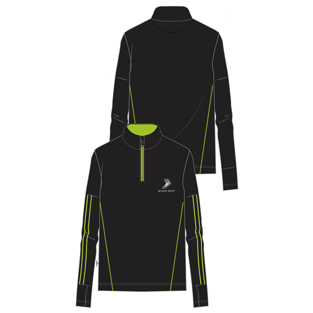 Access Sport 1/2 Zip Long Sleeve Top